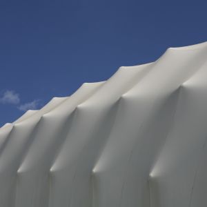 Tensioned pvc structure